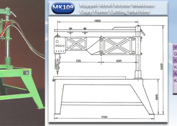 MK109 :: Kopyalı Alevli Kesme Makinası